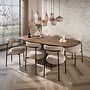 Eettafel Central deens ovaal 180cm / Massief acacia bruin