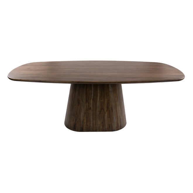 Eettafel Central deens ovaal 180cm / Massief acacia bruin