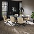 Eettafel Onyx Cross deens ovaal 215cm / 3D melamine graphite