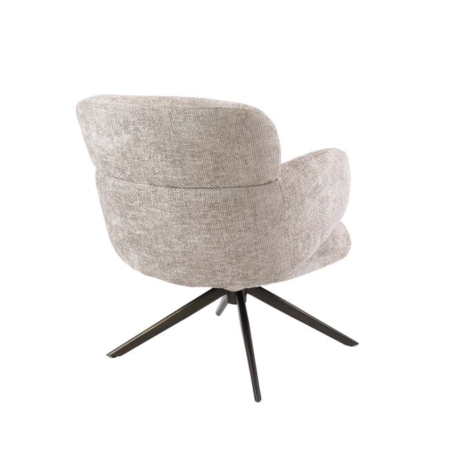 Fauteuil Flex draaibaar / Hoven zand-bruin