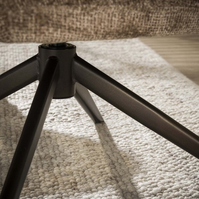Fauteuil Flex draaibaar / Hoven champagne-bruin