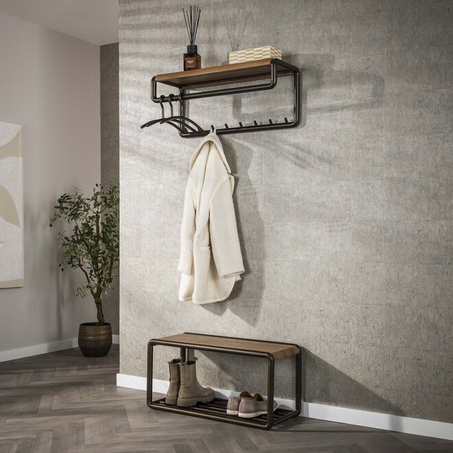 Schoenenbank Luno / Drift brown