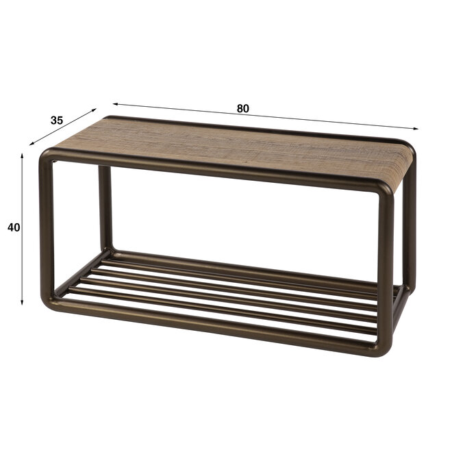 Schoenenbank Luno / Drift brown