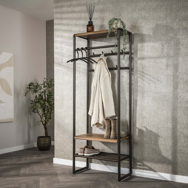 Garderobemeubel Luno 70cm / Drift brown