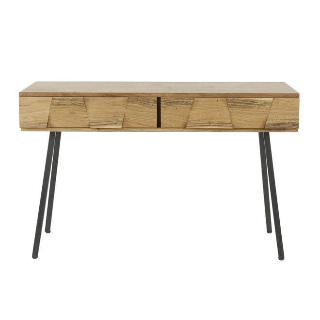 hal-/kaptafel Demn 2 lades / Massief acacia