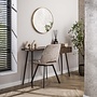 Hal-/kaptafel Carve 1 lade / Massief acacia bruin