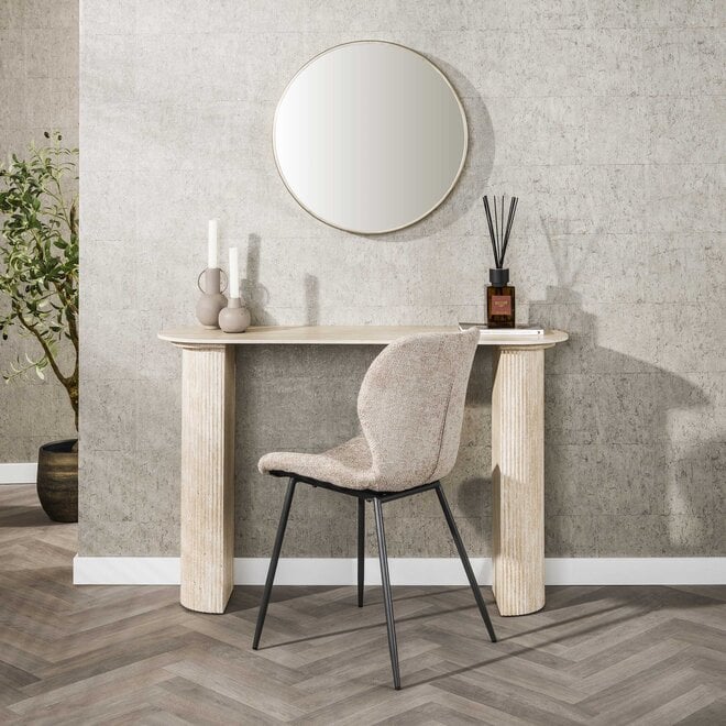 Hal/-kaptafel Romano Arch / Keramiek travertin