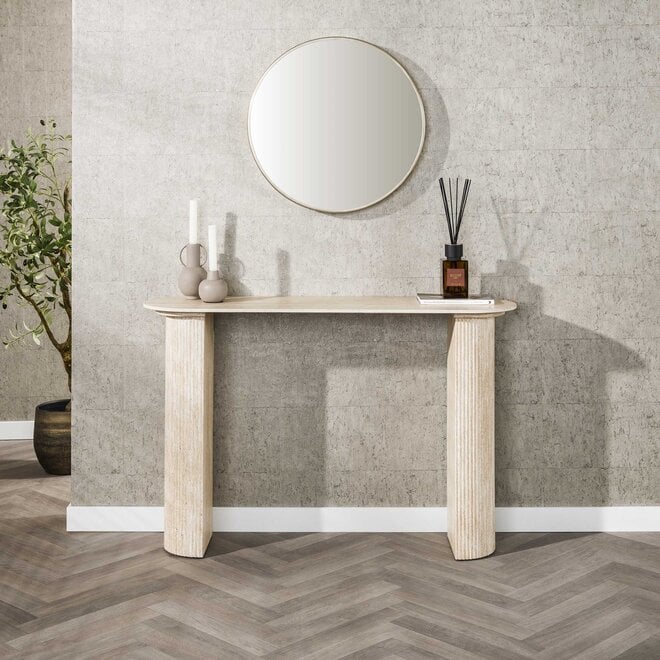 Hal/-kaptafel Romano Arch / Keramiek travertin