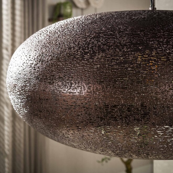Hanglamp Cielo 1-lichts Ø68cm / Antiek koper