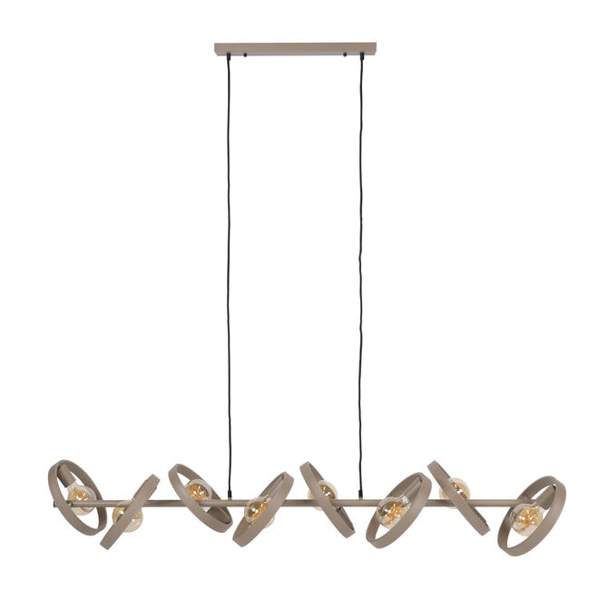 Hanglamp Hover 8-lichts / Beige