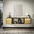 Dressoir Brass 2 deuren / Massief mango zand