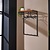 Kapstok Custom hoog roede en hoedenplank 2x4 haken / Massief acacia
