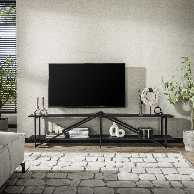 TV-meubel Piega 220cm / Grijs