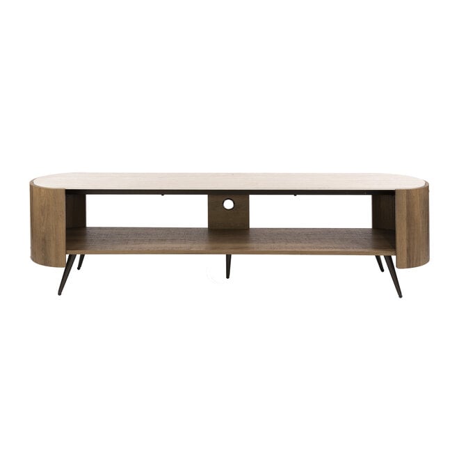 TV-meubel Arcus 180cm / Keramiek travertin