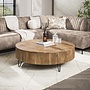 Salontafel Wave Ø120cm / Massief mango zand