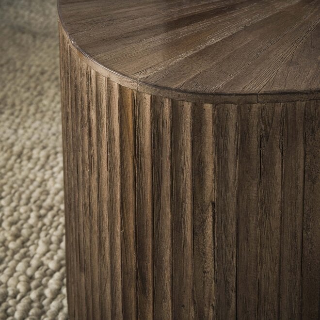 Salontafel Maya Teak vierhoekig set van 2 / Massief teak espresso