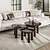 Salontafel Eclipse M / Antiek koper