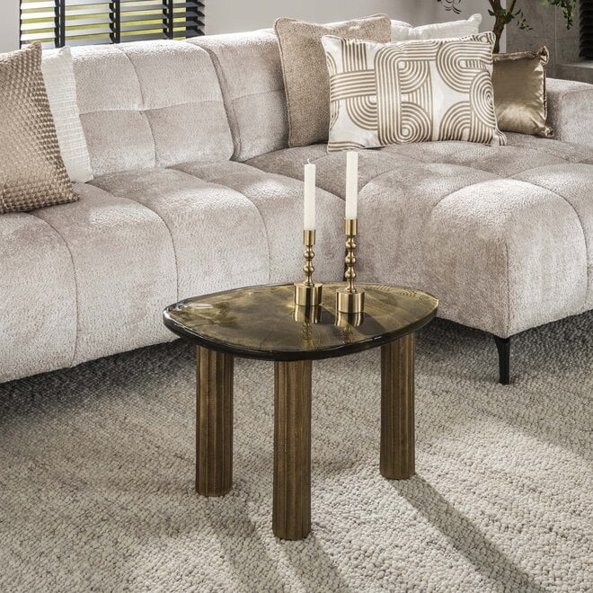 Salontafel Eclipse M / Antiek goud