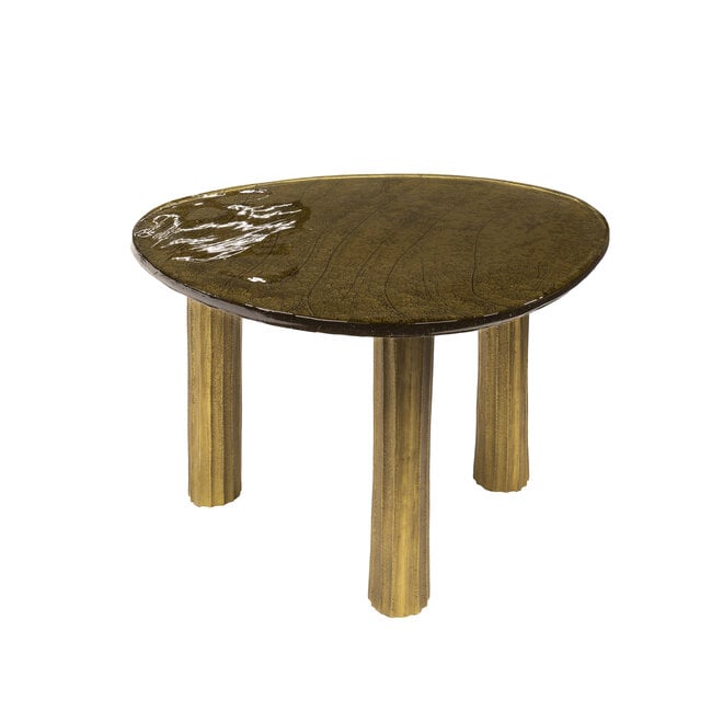 Salontafel Eclipse L / Antiek goud