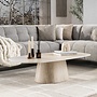 Salontafel Centro 135cm / Keramiek travertin