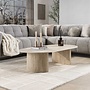 Salontafel Romano Arch 135cm / 3D keramiek travertin