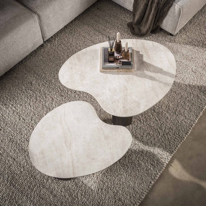 Salontafel Ceramo aperto set van 2 / 3D keramiek Taj Mahal