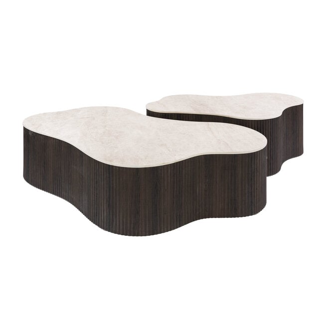 Salontafel Ceramo grande set van 2 / 3D keramiek Taj Mahal
