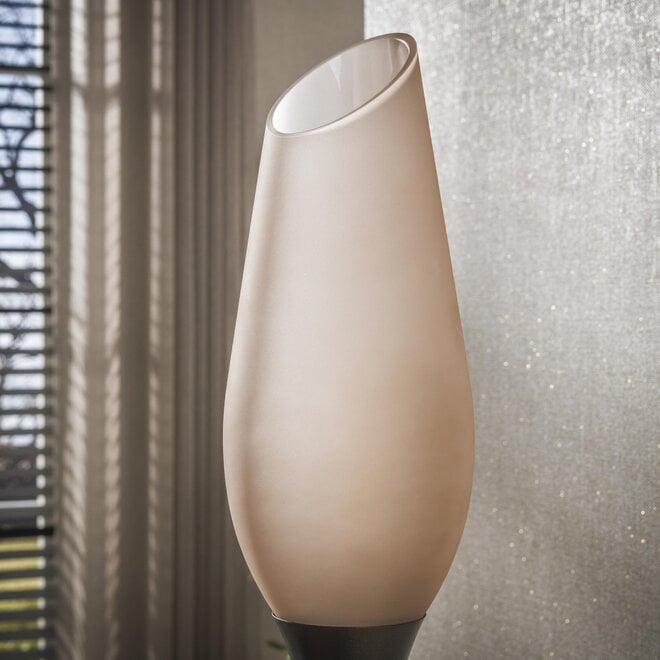 Vloerlamp Cocoon 3-lichts / Sienna bruin-frosted