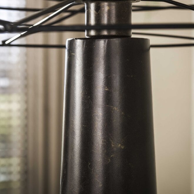 Vloerlamp Curl 1-lichts / Urban bruin