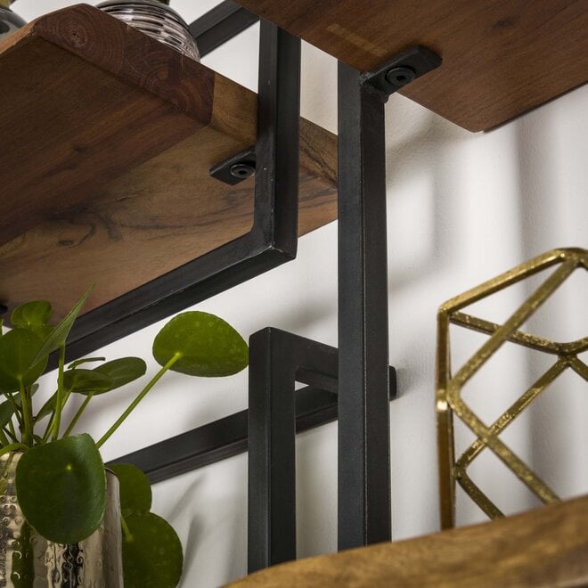 Wandplank Edge Frame 65cm / Massief acacia