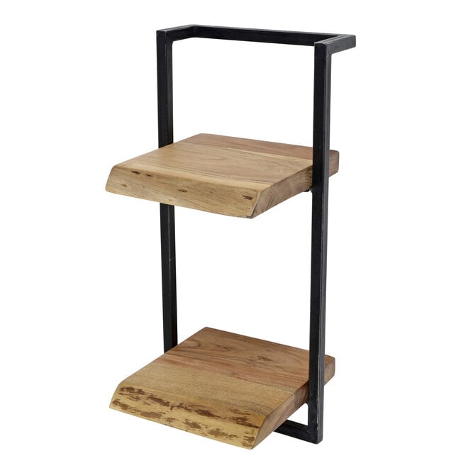 Wandplank Edge Frame 30x65cm hoog / Massief acacia