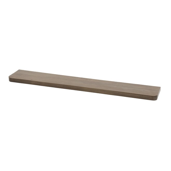 Wandplank Carve 120cm / Massief acacia bruin