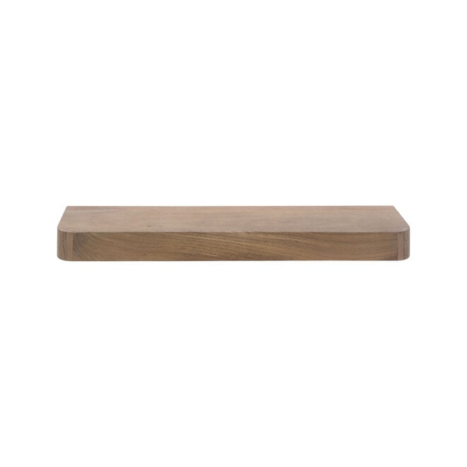 Wandplank Carve 100cm / Massief acacia bruin