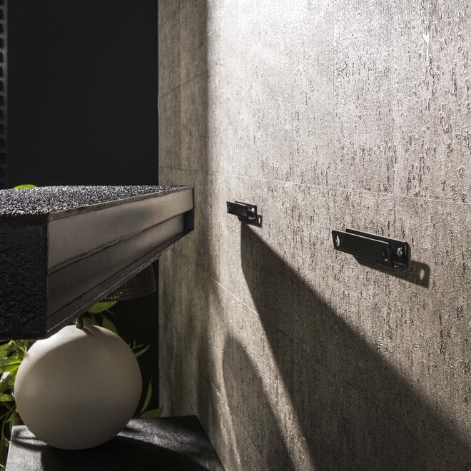 Wandplank Metallic 100cm / Grijs