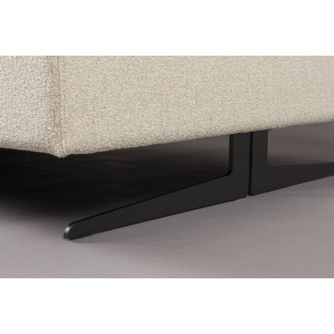 Bank Shelly Off-Wit Links Chaise Longue