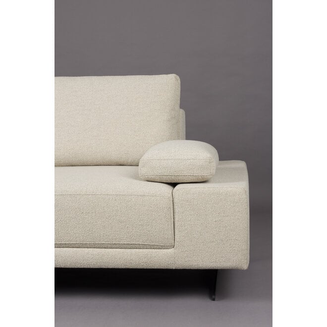 Bank Shelly Off-Wit Links Chaise Longue