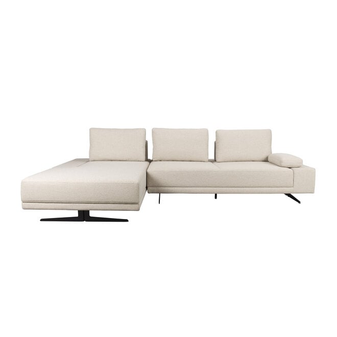 Bank Shelly Off-Wit Links Chaise Longue