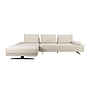 Bank Shelly Off-Wit Links Chaise Longue