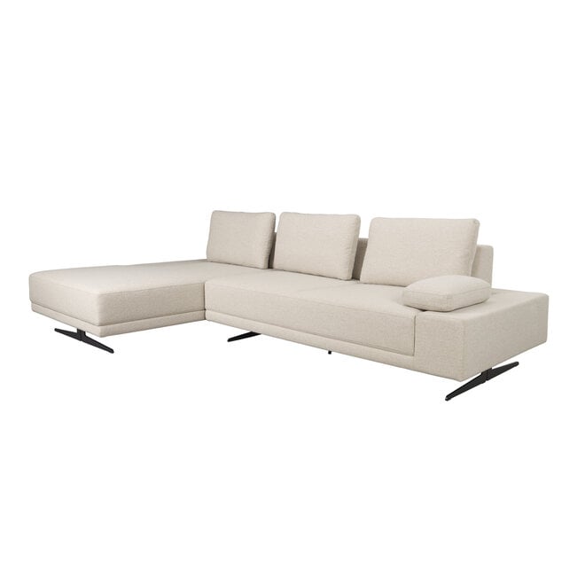Bank Shelly Off-Wit Links Chaise Longue