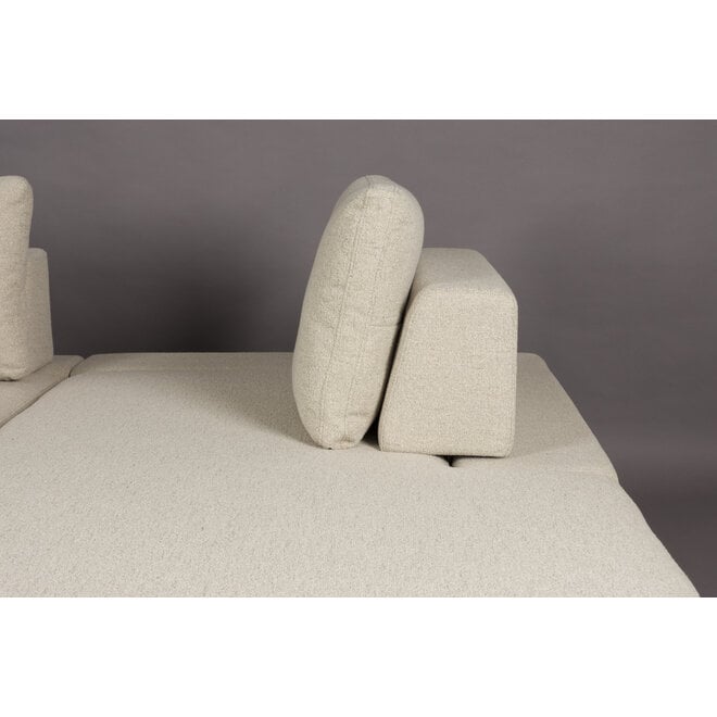 Bank Shelly Off-Wit Rechts Chaise Longue