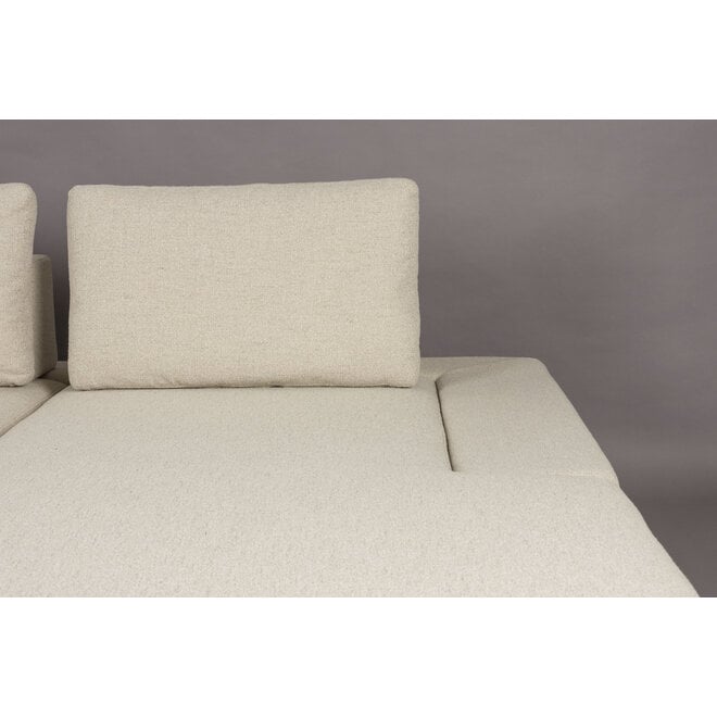 Bank Shelly Off-Wit Rechts Chaise Longue