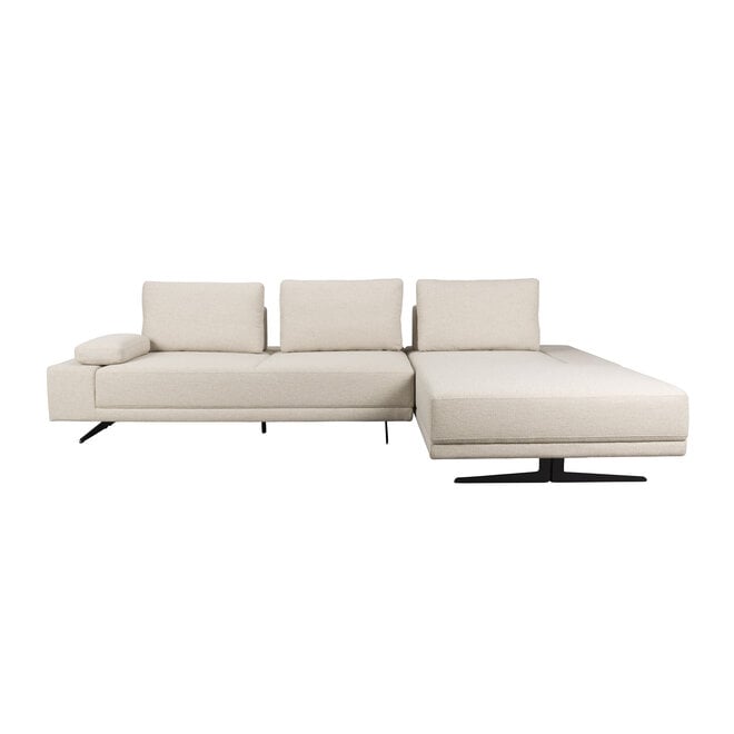 Bank Shelly Off-Wit Rechts Chaise Longue