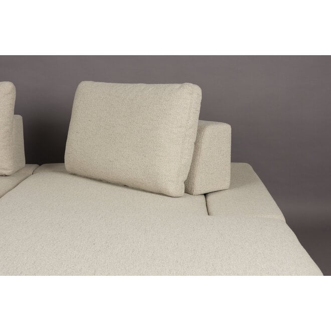 Bank Shelly Off-Wit Rechts Chaise Longue