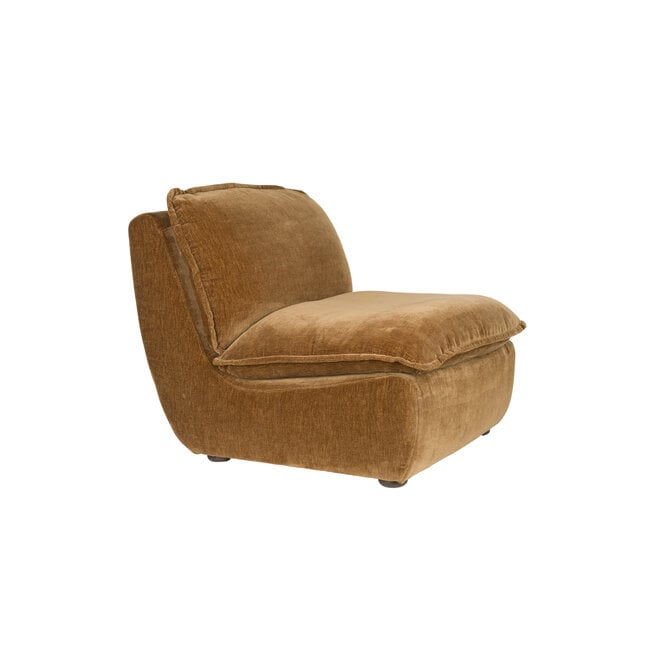 Lounge stoel Radley Cognac