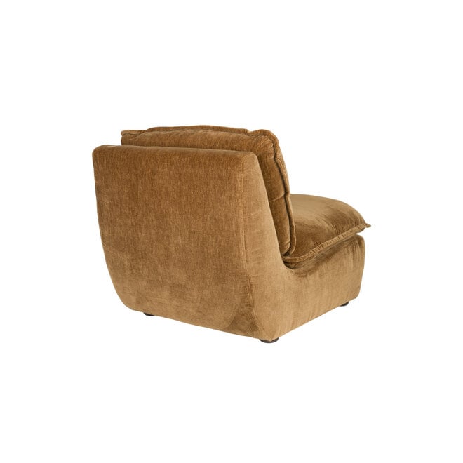 Lounge stoel Radley Cognac