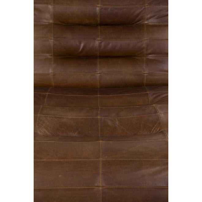 Lounge stoel Wyatt Wax Leer Chocolate