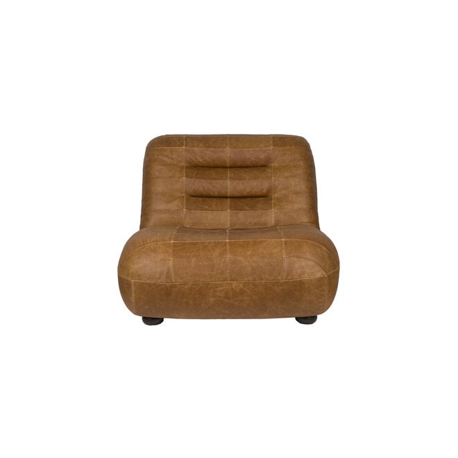 Lounge stoel Wyatt Wax Leer Cognac