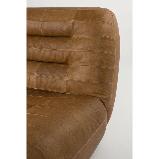 Lounge stoel Wyatt Wax Leer Cognac