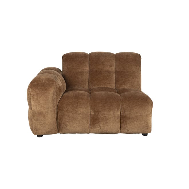 Bank Element Hackman With Arm Links Velours Cognac