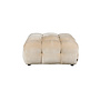 Hocker Hackman Velours Beige
